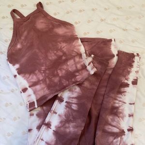 Matching leggings and crop top from forever 21